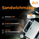 EAN 5905575903112 - Adler AD 3073 sandwichera 1400 W Negro, Plata imagen 23