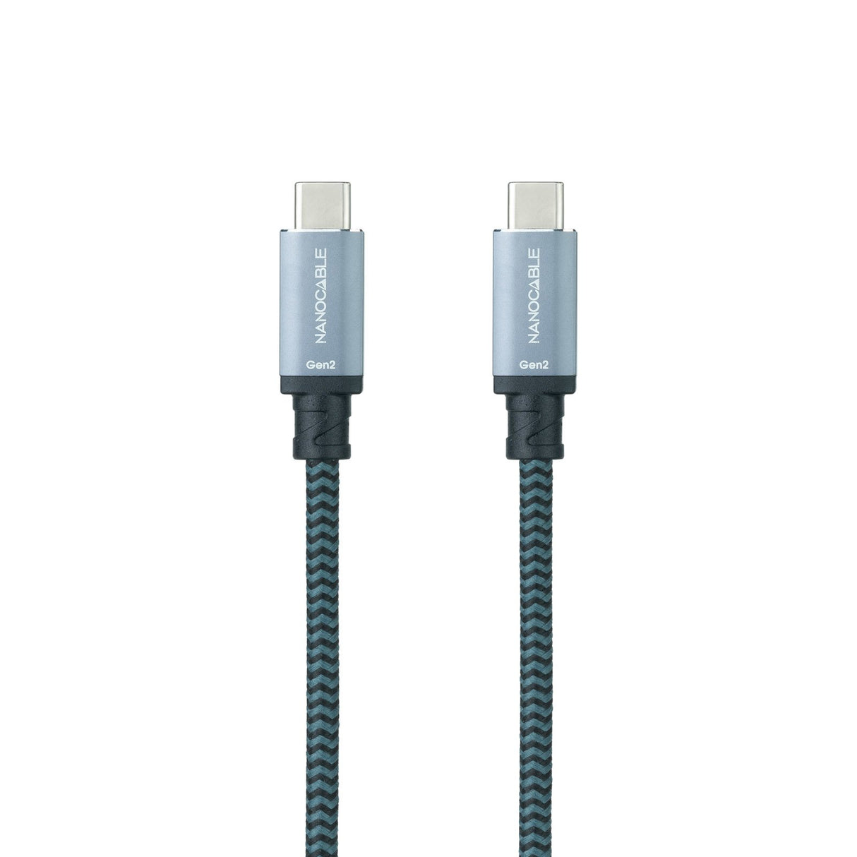 EAN 8433281012493 - Nanocable 10.01.4100-COMB cable USB USB 3.2 Gen 2 (3.1 Gen 2) 0,5 m USB C Negro, Gris imagen 2