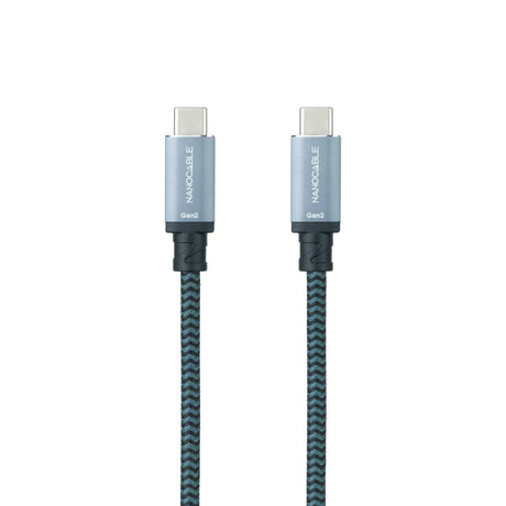 EAN 8433281012493 - Nanocable 10.01.4100-COMB cable USB USB 3.2 Gen 2 (3.1 Gen 2) 0,5 m USB C Negro, Gris imagen 2