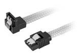 Sharkoon Sata 3 Cable De Sata 0,45 M Sata 7-Pin Negro, Blanco