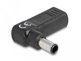 Delock Adapter Für Notebook Ladecable Usb Type-C Buchse Zu Sony 6,0 X 4,3 Mm Stecker 90° Gewinkelt