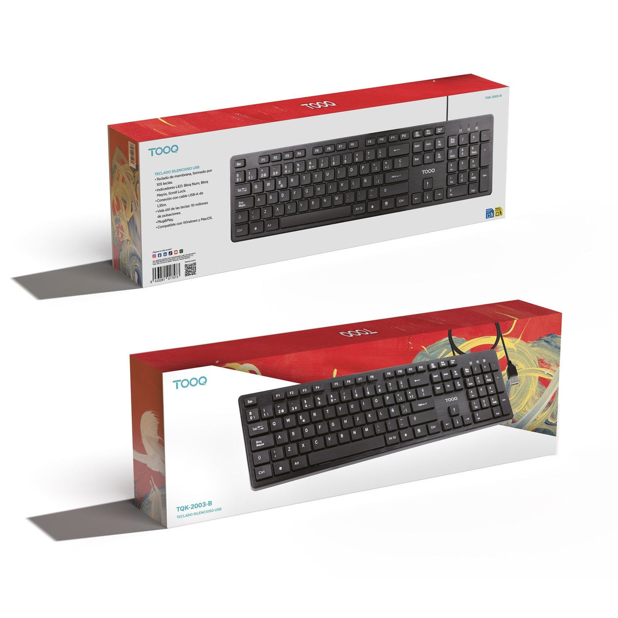 Teclado Tooq Tqk-2003-B