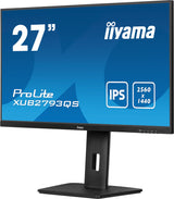 Monitor  Iiyama Prolite Xub2793qs-B7 Led 27", Negro Mate, Qhd, Ips, Adaptive-Sync, Panel De 100hz Xub2793qs-B7