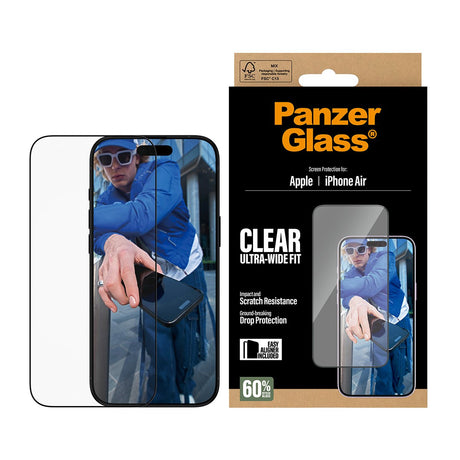 EAN 5715685025754 - PanzerGlass ® Screen Protector iPhone Air | Ultra-Wide Fit w. EasyAligner Protector de pantalla Apple 1 p imagen 2