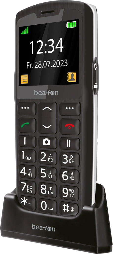 EAN 9120124820054 - Beafon SL260 5,59 cm (2.2") 90 g Negro, Plata Característica del teléfono imagen 1