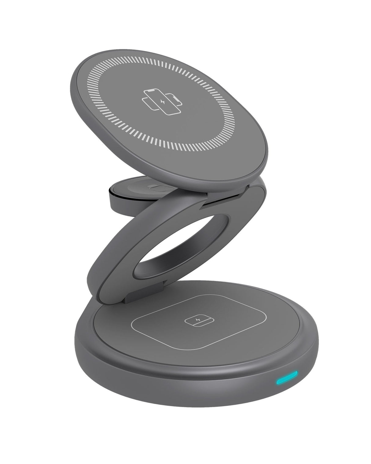 EAN 4250078174325 - ICY BOX IB-SH101-CH Auriculares, Smartphone, Reloj inteligente Antracita, Gris Carga rápida Interior imagen 1