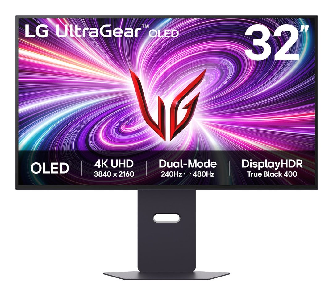 Monitor Lg 32gs95uv-B - 32"  4k Uhd  Oled Dual Mode  240hz / 480hz