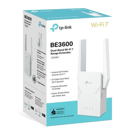 EAN 1210002601191 - TP-Link RE225BE ampliador de red Repetidor de red Blanco imagen 5