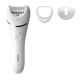 EAN 8710103935476 - Philips 8000 series BRE700/00 depiladora 32 pinzas Plata, Blanco imagen 2