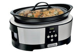 Olla De Cocción Lenta Crock-Pot Sccpbpp605-050, 5,7 L (Cromada)