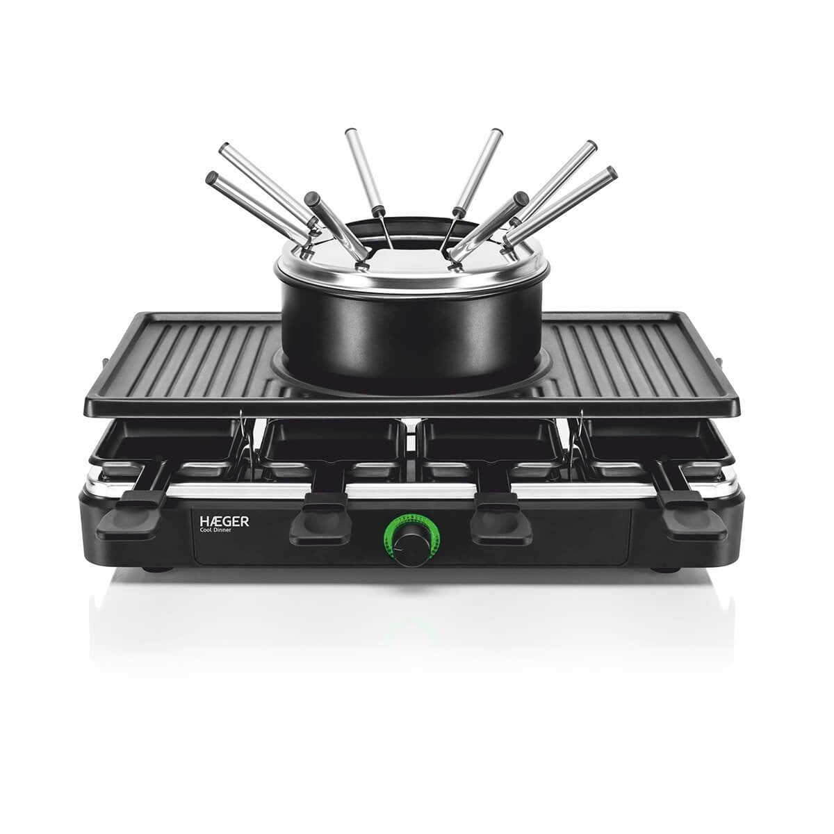 Haeger Gr-Frg.016a Fondue, Gourmet Y Wok 8 Personas(S)