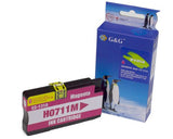 G&G Tintencartucho Compatible Con Hp 711 Magenta