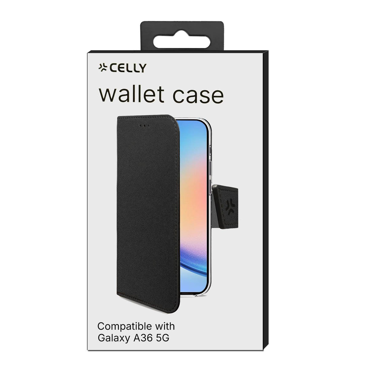 EAN 8021735217589 - Celly WALLY funda para teléfono móvil 17 cm (6.7") Funda cartera Negro imagen 5