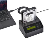 Startech.Com Base Dock Usb 3.0 Borrador Para Discos De 2 5" Y 3 5" Sata Borrado Seguro Con Impresión De Recibo Borrador De Disco Duro Negro Para P/N: Sva12m5na