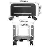 EAN 8054392619441 - Ewent EW1291 soporte de CPU Carro para equipo informático Negro imagen 5