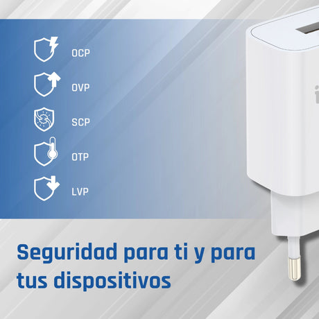 EAN 8435364317174 - iggual IGG317174 cargador de dispositivo móvil Universal Blanco USB Interior imagen 7