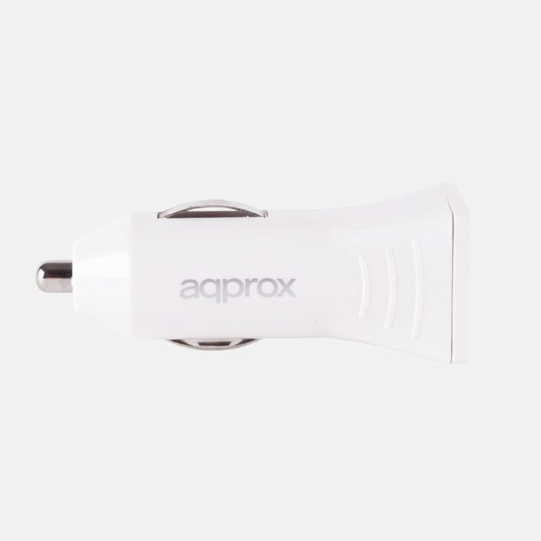 EAN 8435099516224 - Approx APPUSBCARW cargador de dispositivo móvil Smartphone Negro, Blanco Encendedor de cigarrillos Auto imagen 2