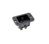 Bachmann Kaltgerteeinbaustecker Iec320 C20, Schwarz, Thermoplast,Schraubanschluss