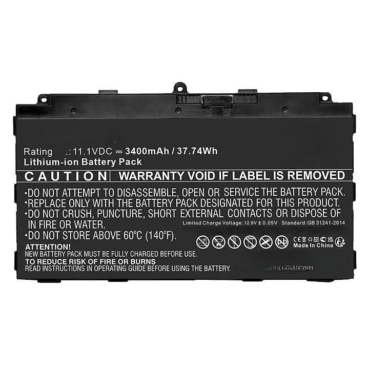 Battery 50wh 14.4v 3490mah  For Fujitsu Notebook, Laptop