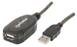 EAN 0766623150958 - Manhattan 150958 cable USB USB 2.0 20 m USB A Negro imagen 1