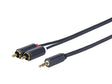 EAN 5712505321546 - Vivolink PROMJRCA3 cable de audio 3 m 3,5mm 2 x RCA Negro imagen 1