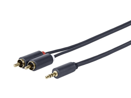 EAN 5712505321522 - Vivolink PROMJRCA20 cable de audio 20 m 3,5mm 2 x RCA Negro imagen 1