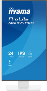 Iiyama Xb2497hsn-W1 (Prolite) - 23.8p Ips Fhd - 1ms - 350cd/Mâ² -  Hdmi-Dp Usb-C.Dock - Hub Usb - 2x2w - Ajustable- Blanco