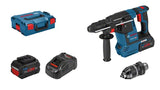 Taladro Percutor Inalámbrico Bosch Professional Gbh 18v-26 F Professional, 18 Voltios Azul/Negro, 2 Baterías Procore18v 5,5 Ah, L-Boxx 061191000f