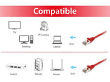 EAN 4015867204702 - Equip 606504 cable de red Rojo 2 m Cat6a S/FTP (S-STP) imagen 3