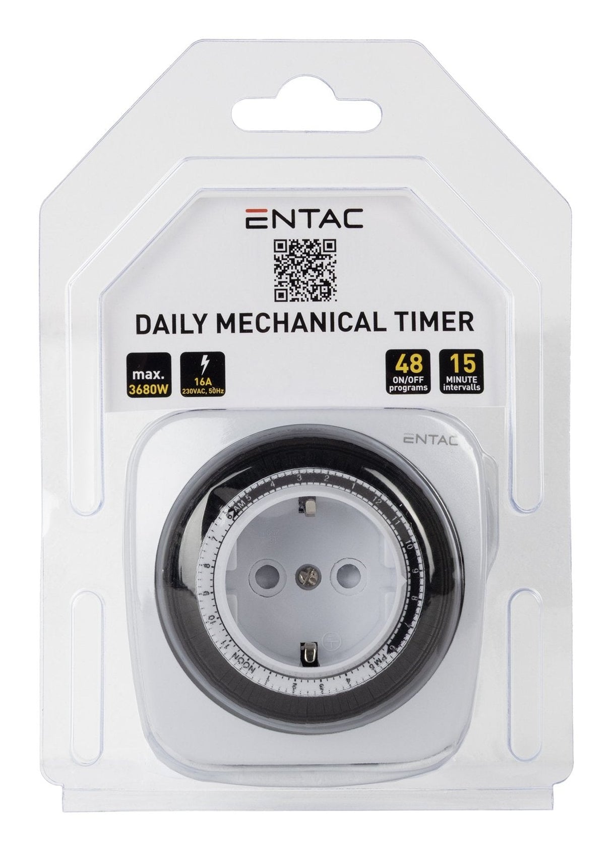 Entac Mechanischer Timer Mini 24 Munden 48 Programme