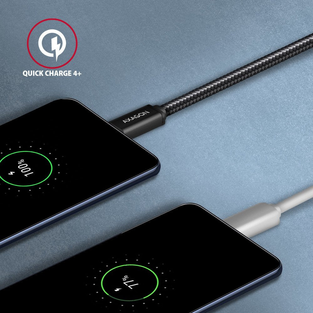 Axagon Hcm3-Cm15ab Cable Usb-C 3.2 Gen 1 Auf Usb-C 3.2 Gen 1, Negro - 1,5m