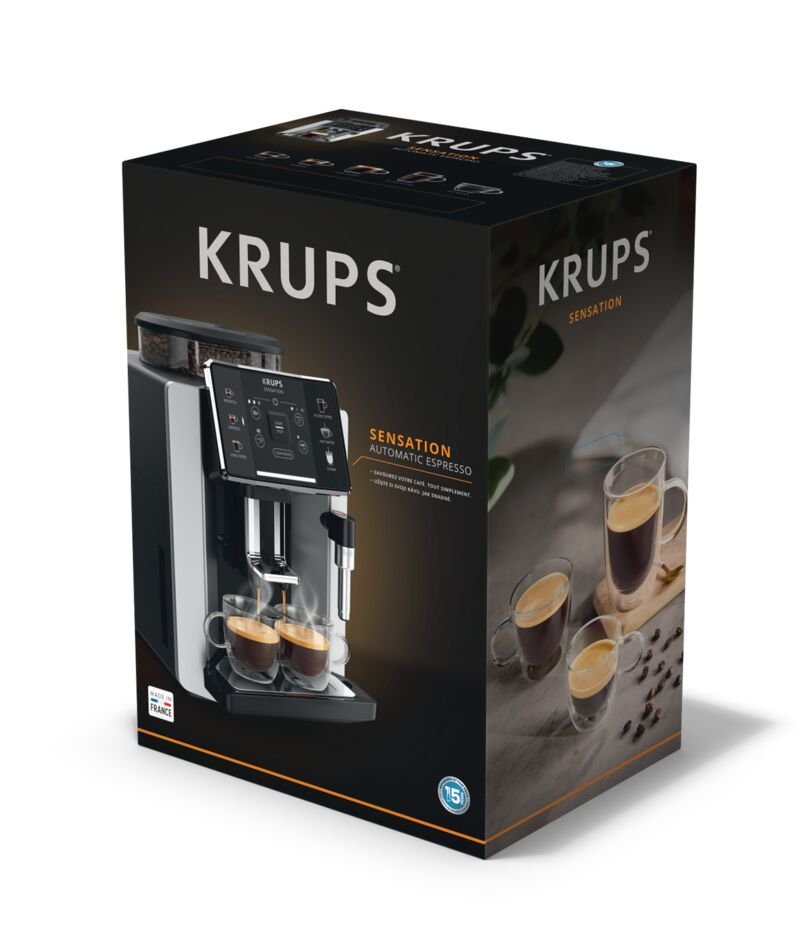 Krups Sensation Kaffeevollautomat Mit Milchschaumdüse Ea910810