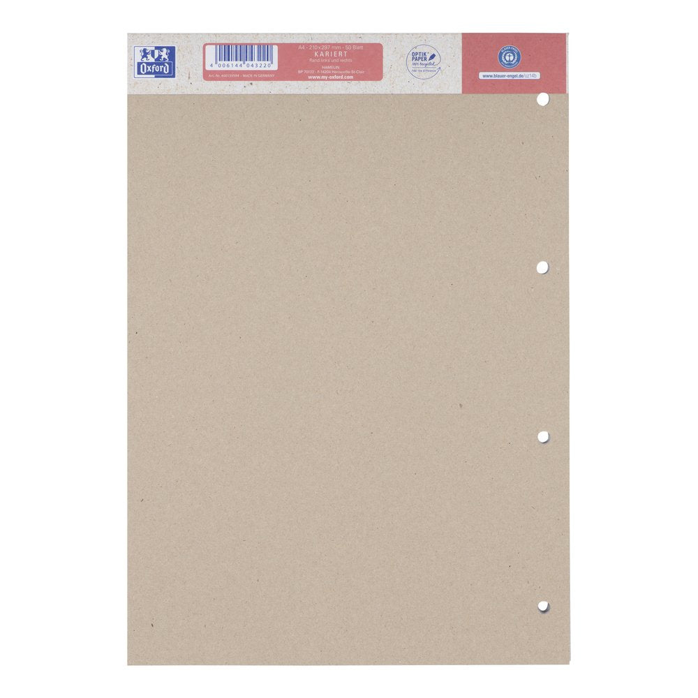 Oxford Bloc De Cartas Din A4 Cuadriculado - Material De Oficina - A4