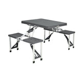EAN 5709388674104 - Easy Camp 670410 mesa para exterior Negro, Plata Forma rectangular imagen 1