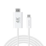 EAN 4252011907687 - 4smarts 540955 cable HDMI 2 m USB C HDMI tipo A (Estándar) Blanco imagen 1