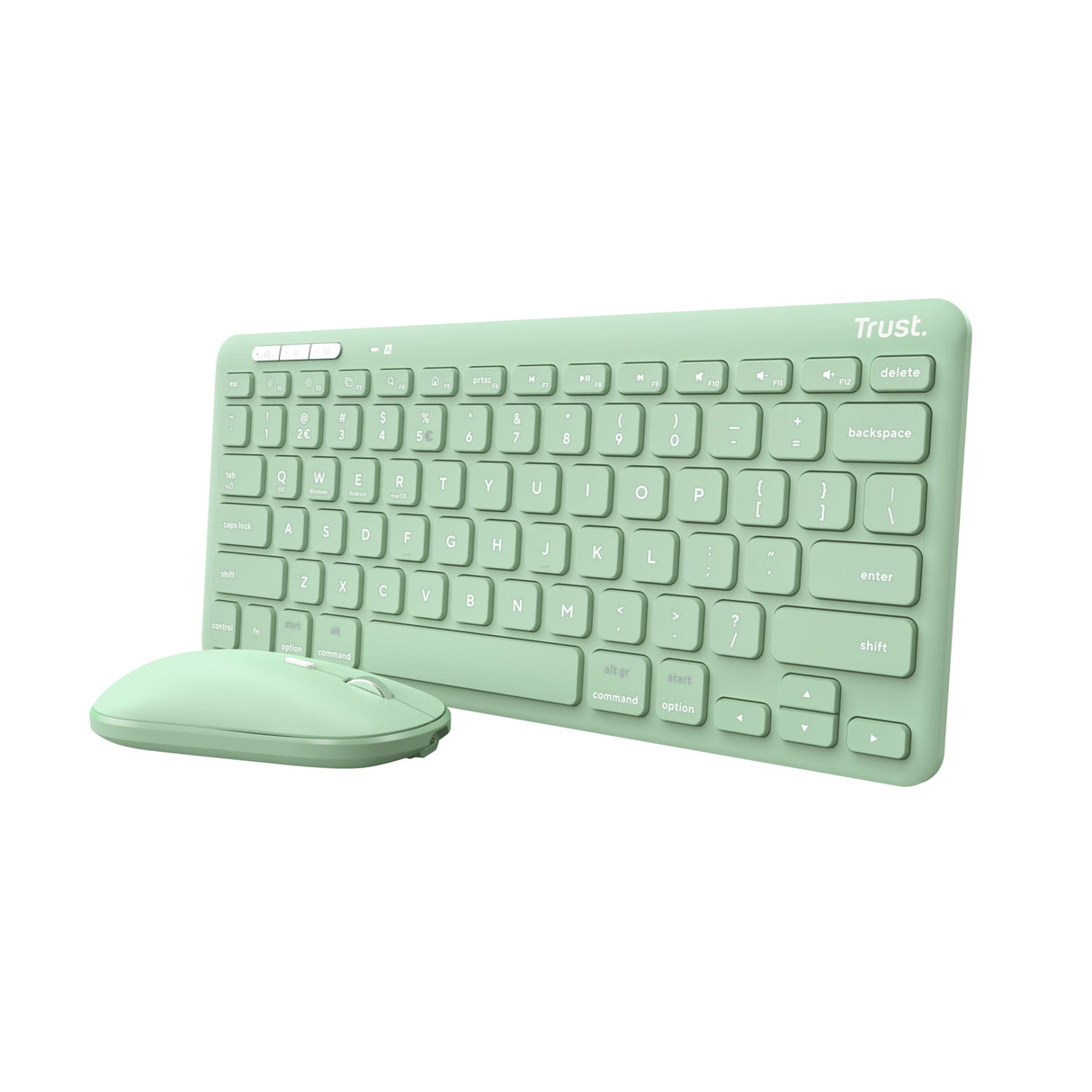Keyboard +Mouse Wrl Lyra/Green 24942 Trust