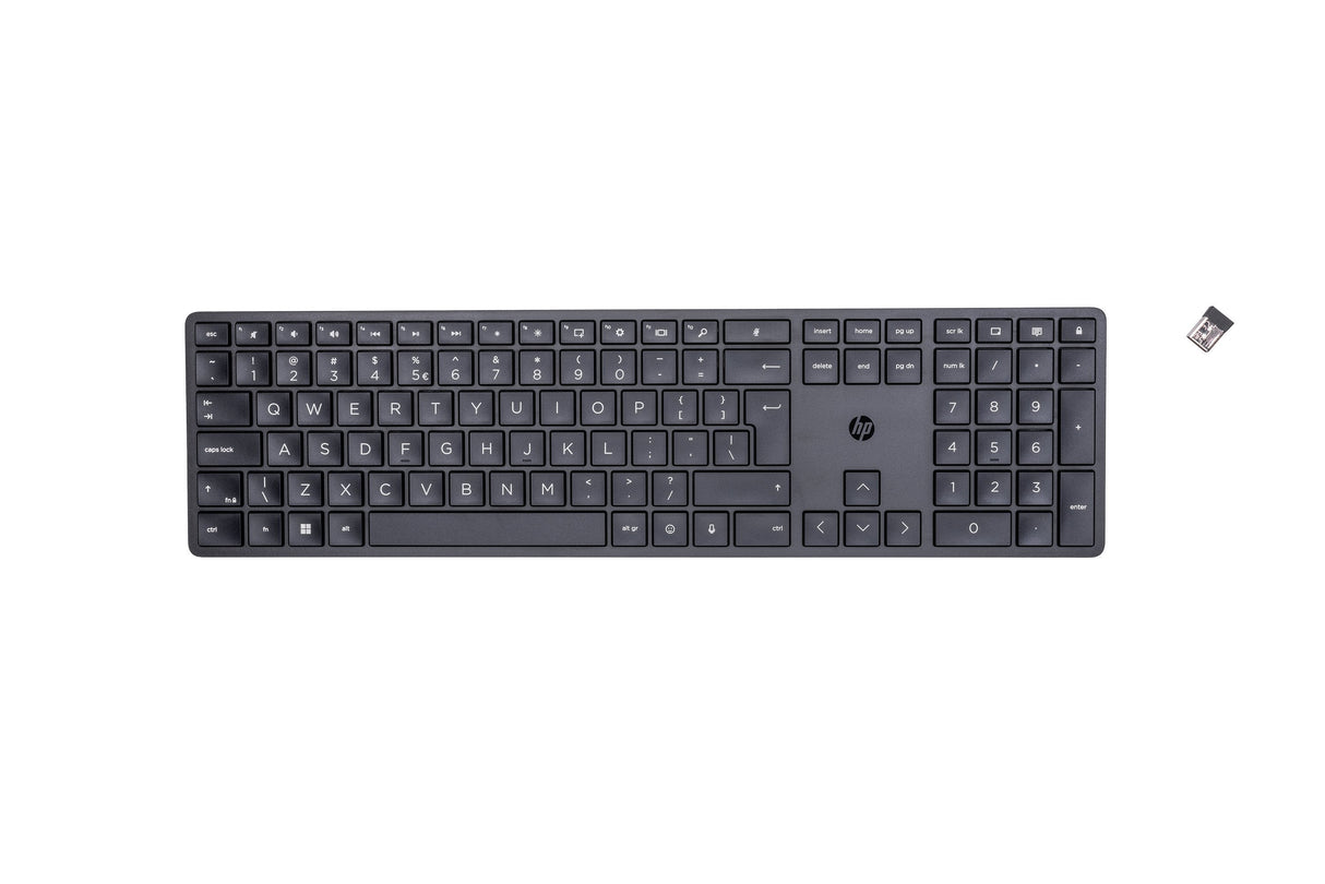 Teclado Inglés Hp Inalámbrico Programable 450