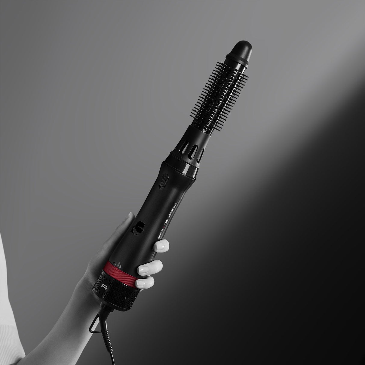 Rowenta Express Style Cf634l Cepillo De Aire Caliente Caliente Negro, Rojo 800 W 1,8 M