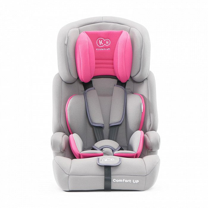 Kinderkraft Comfort Up Silla De Coche Para Bebé 1-2-3 (9-36 Kg, 9 Meses - 12 Años) Rosa