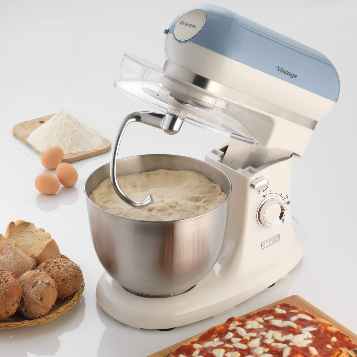 EAN 8003705116016 - Ariete 1588/05 Batidora de varillas 2400 W Azul, Blanco imagen 3
