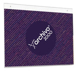 Archivo 2000 Expositor Mural Con Taladros Din A4 Horizontal 300x235mm Cristal Transparente