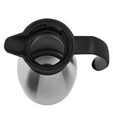 Emsa Soft Grip, 1 L, Negro, Acero Inoxidable, Acero Inoxidable