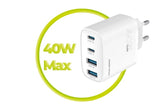 Mobile Origin 40w Gan Charger Pw22 2x Usb-C + 2x Usb-A