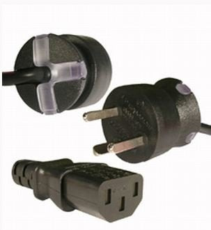 Smartplug Edb-Netkabel Sort  10,0m, Lige Apparatstik