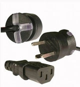 Smartplug Edb-Netkabel Sort  10,0m, Lige Apparatstik