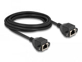 Delock 80202 Cable De Extensión Rj50 Hembra A Hembra S/Ftp 5 M Negro