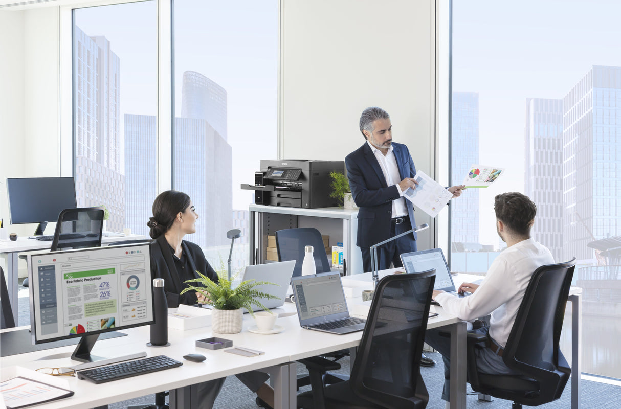 Tinta De Impresora Epson Ecotank L15160, A3 +, 32ppm, 1200x4800 Dpi, Usb, Wi-Fi, 3 Años De Garantía Después Del Registro