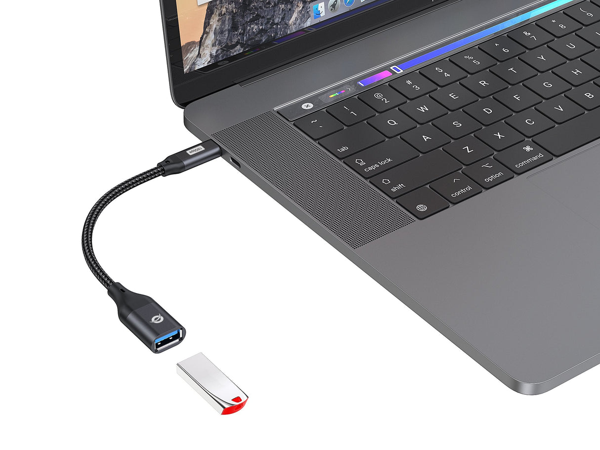 Conceptronic Adaptador Usb-C -> Usb-A 3.0 Otg 10gb S Negro