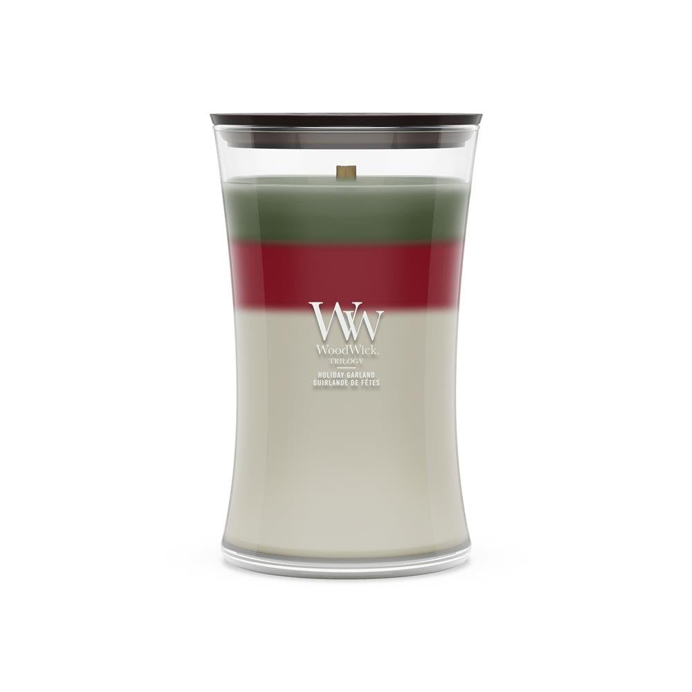 Swieca Srednia Holiday Garland Woodwick