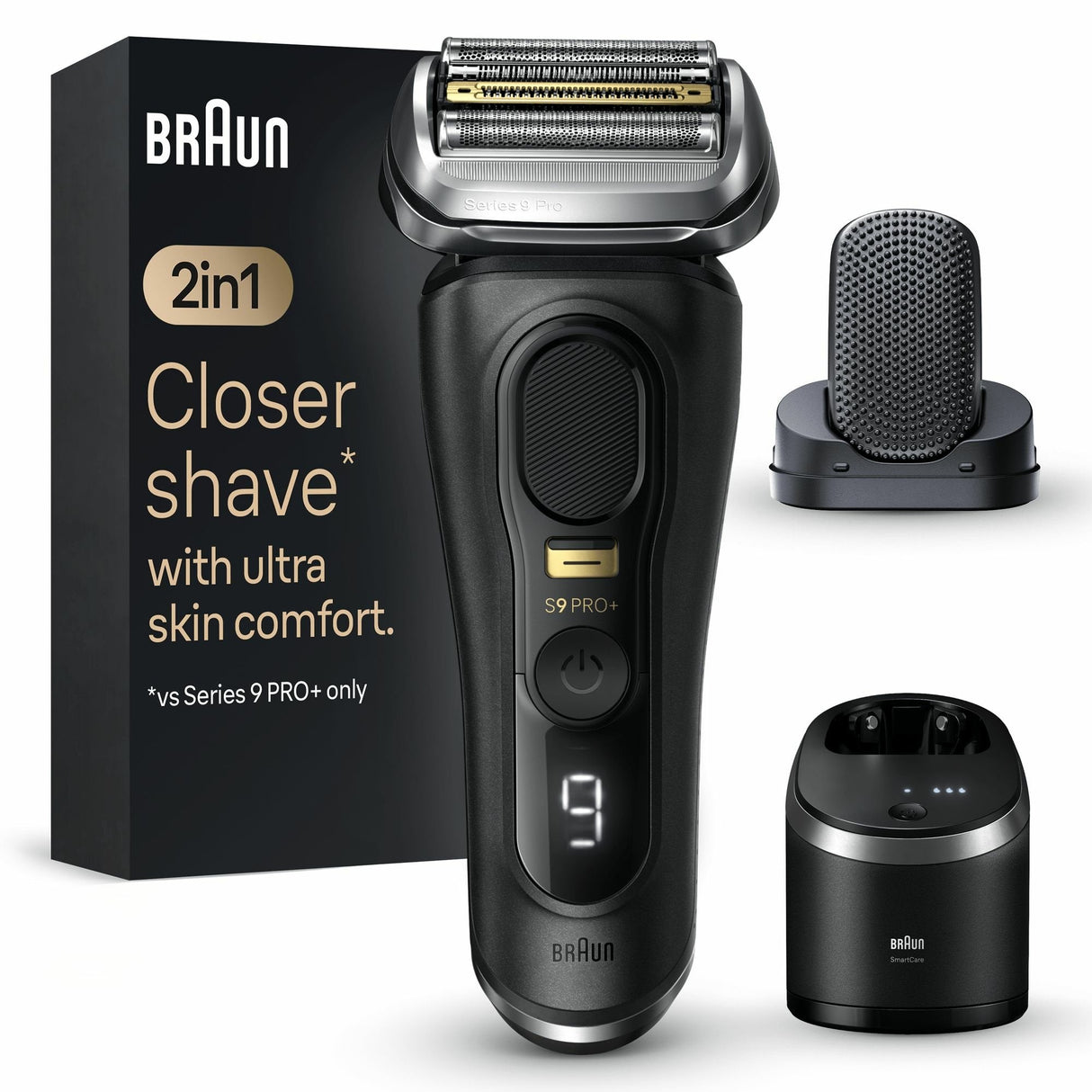 Braun Series 9 Pro+ 9590cc System Wet&Dry     Atelier Black